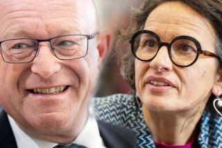 Jean-Luc Addor, conseiller national (UDC/VS) et Céline Dessimoz, députée verte et deuxième-vice présidente du Grand Conseil.